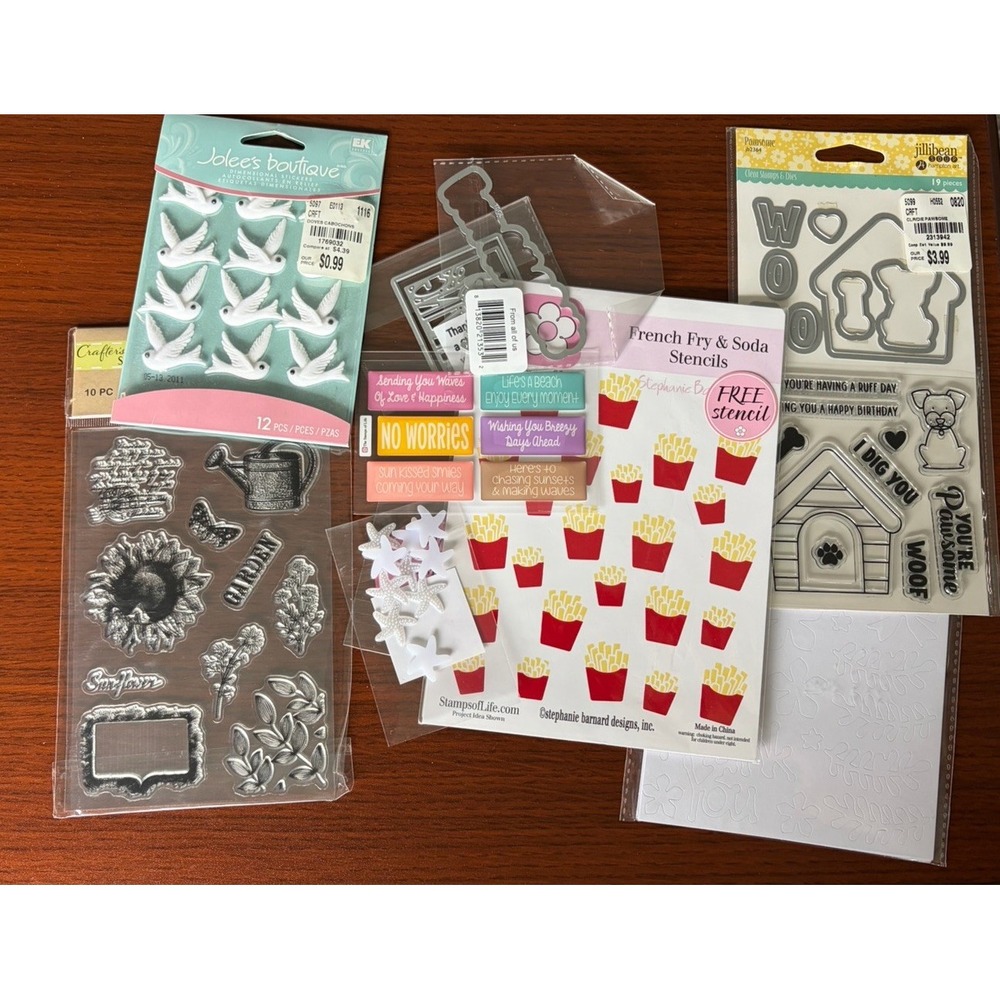 Stamps Stencils Die Set Stamps Of Life Miscellaneous 10pc New
